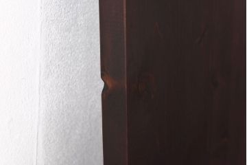 ラフジュ工房オリジナル シンプルなデザインのアイアンラック【小】・奥行広め(陳列棚、飾り棚、店舗什器)(2)