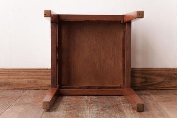レトロ家具　昭和レトロ　ブナ材　木の温もりを感じる品の良いスツール(椅子)