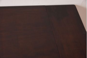 中古　松本民芸家具　特注品　シックなL・T型卓(バタフライテーブル、ダイニングテーブル)