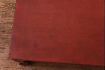 アンティーク家具　和製アンティーク　朱塗り　上品な味わいが楽しめる座卓(センターテーブル、ローテーブル)