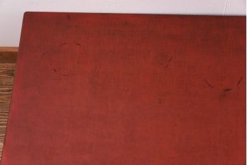 アンティーク家具　和製アンティーク　朱塗り　上品な味わいが楽しめる座卓(センターテーブル、ローテーブル)