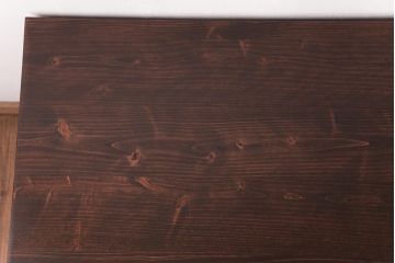 和製アンティーク　リメイク家具　優美な装飾金具が品のある鉄脚付き箪笥ローボード(リビングボード、収納棚)