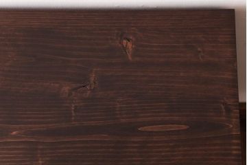 和製アンティーク　リメイク家具　優美な装飾金具が品のある鉄脚付き箪笥ローボード(リビングボード、収納棚)