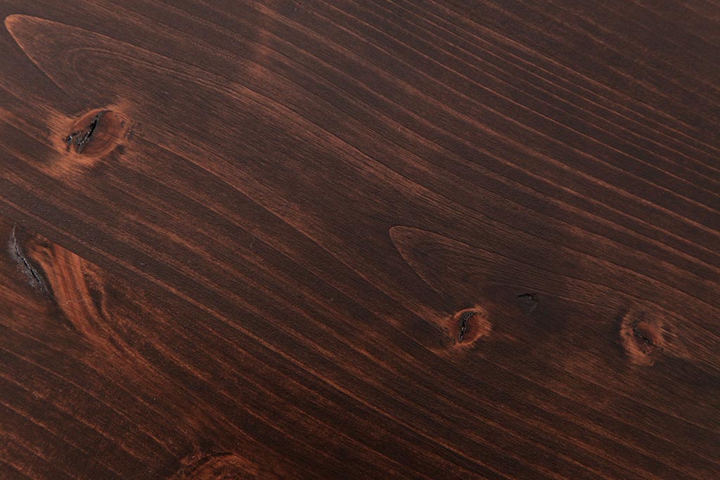 和製アンティーク　リメイク家具　優美な装飾金具が品のある鉄脚付き箪笥ローボード(リビングボード、収納棚)