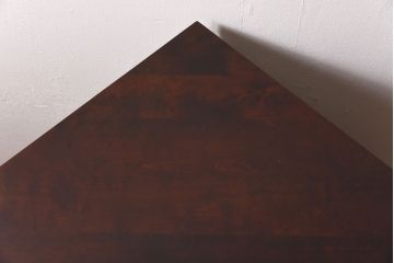 中古　北海道民芸家具　こだわりのお部屋づくりにおすすめなコーナーデスク(ワークデスク、机、在宅ワーク、在宅用)