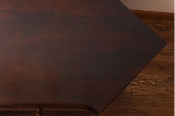 中古　北海道民芸家具　こだわりのお部屋づくりにおすすめなコーナーデスク(ワークデスク、机、在宅ワーク、在宅用)