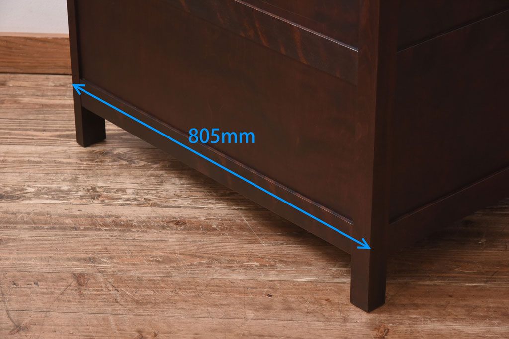 中古　北海道民芸家具　こだわりのお部屋づくりにおすすめなコーナーデスク(ワークデスク、机、在宅ワーク、在宅用)