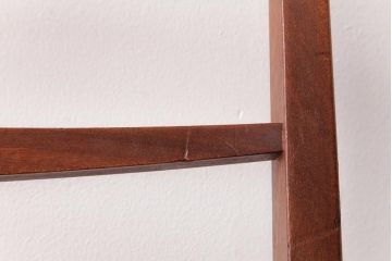ビンテージ家具　北欧ヴィンテージ　チーク材　洗練されたデザインのラダーバックチェア(ダイニングチェア、ワークチェア、椅子)