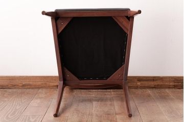 ビンテージ家具　北欧ヴィンテージ　チーク材　洗練されたデザインのラダーバックチェア(ダイニングチェア、ワークチェア、椅子)