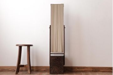レトロ家具　昭和中期　シンプルで取り入れやすいレトロモダンなドレッサー(鏡台)