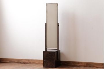 レトロ家具　昭和中期　シンプルで取り入れやすいレトロモダンなドレッサー(鏡台)