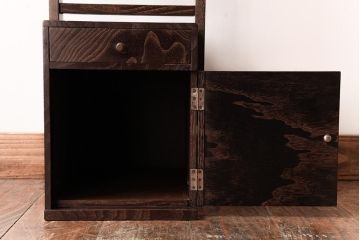 レトロ家具　昭和中期　シンプルで取り入れやすいレトロモダンなドレッサー(鏡台)