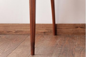 ビンテージ家具　北欧ヴィンテージ　チーク材　洗練されたデザインのラダーバックチェア(ダイニングチェア、ワークチェア、椅子)(1)