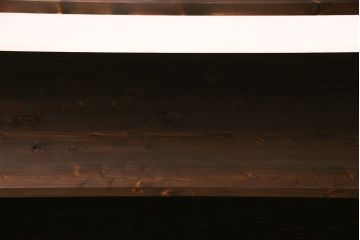 ラフジュ工房オリジナル　ホワイト　ペイントアイアンラック【中】・奥行広め(陳列棚、飾り棚、店舗什器)