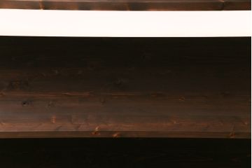 ラフジュ工房オリジナル　水色　ペイントアイアンラック【大】・奥行広め(陳列棚、飾り棚、店舗什器)