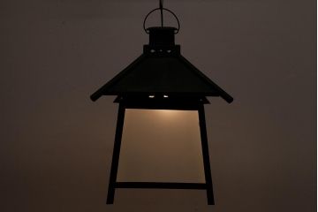 昭和中期　特大!　インダストリアルの空間にも合うブリキ製の灯籠(灯篭、照明)