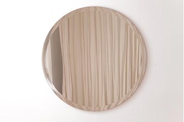 アンティーク雑貨　特大!　シンプルでスタイリッシュな壁掛けミラー(鏡)