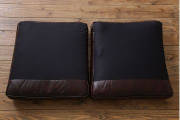 ヴィンテージ家具　イギリスビンテージ　本革　チェスターフィールド　ウィングバックソファ(ウイングバック、2人掛け)