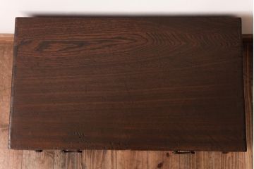 アンティーク家具　昭和初期　栓材　ノスタルジックな雰囲気漂う文机(座机、センターテーブル)