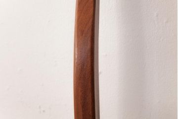 北欧家具　G-PLAN(ジープラン)　チーク材　 黒のレザーがおしゃれなダイニングチェア(椅子、ダイニングチェア、ワークチェア)(2)