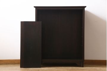 中古　九州民芸家具　幅広いシーンで活躍する和洋折衷な戸棚(サイドボード)(定価約22万円)