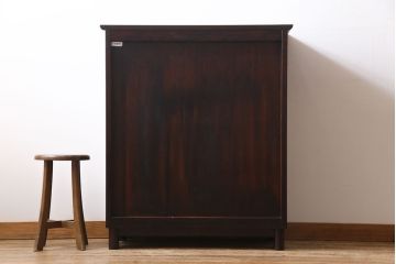 中古　九州民芸家具　幅広いシーンで活躍する和洋折衷な戸棚(サイドボード)(定価約22万円)