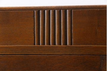 アンティーク家具　昭和初期　ダイヤガラス入り　大正ロマンの雰囲気が魅力のブックケース(収納棚、食器棚、本箱)