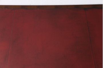 中古　イギリス　RACKSTRAW(ラックストロー)　高級感漂うレザートップテーブル(デスク、在宅ワーク、在宅用ダイニングテーブル)