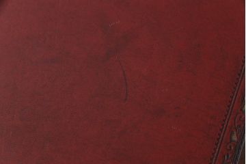 中古　イギリス　RACKSTRAW(ラックストロー)　高級感漂うレザートップテーブル(デスク、在宅ワーク、在宅用ダイニングテーブル)