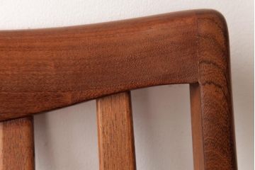 アンティーク家具　G-PLAN(ジープラン)　レザーの座面がシックなダイニングチェア(ワークチェア、椅子)(1)