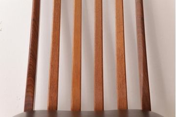 アンティーク家具　G-PLAN(ジープラン)　レザーの座面がシックなダイニングチェア(ワークチェア、椅子)(1)