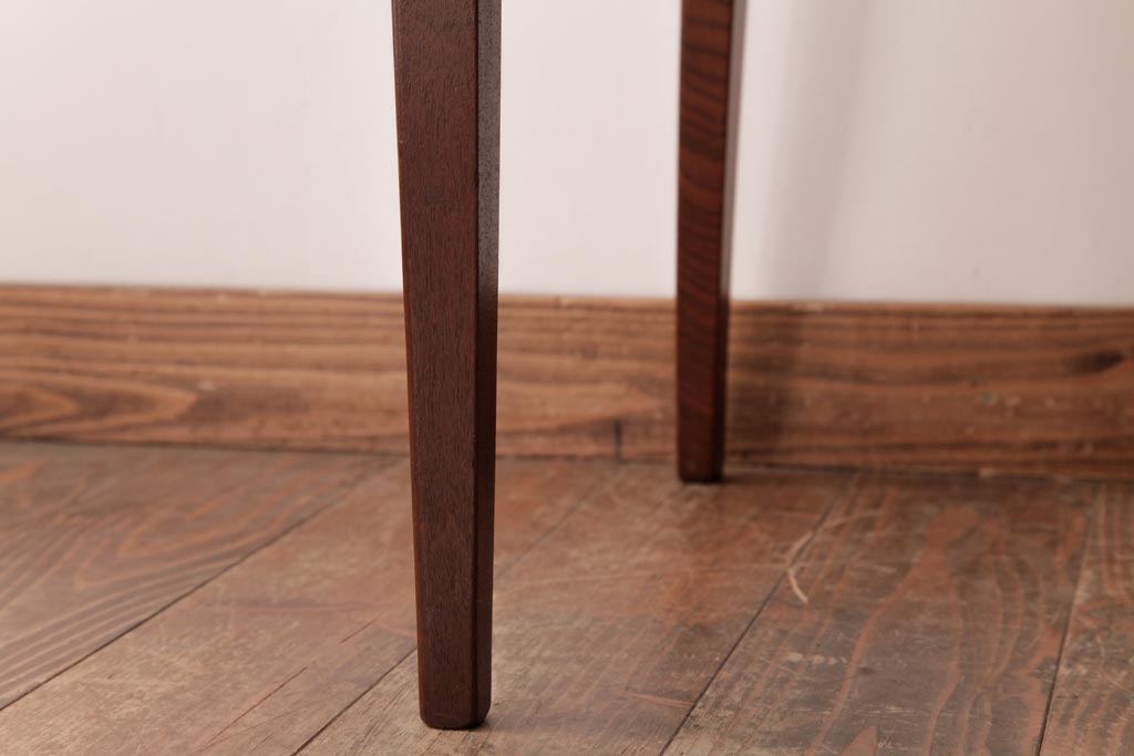 アンティーク家具　G-PLAN(ジープラン)　レザーの座面がシックなダイニングチェア(ワークチェア、椅子)(1)