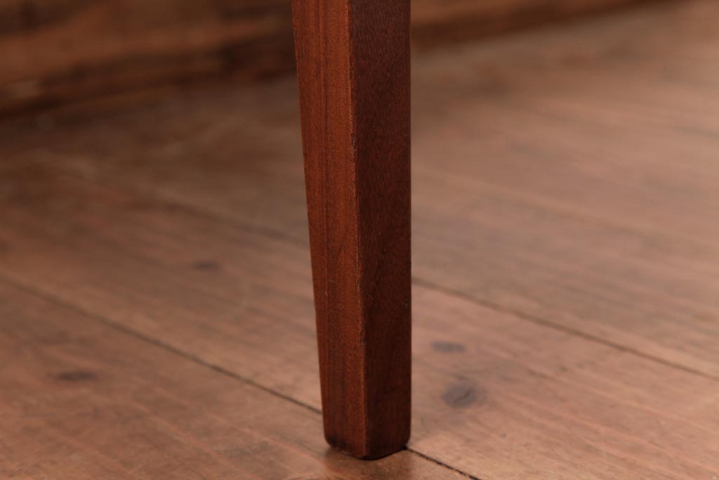 アンティーク家具　G-PLAN(ジープラン)　レザーの座面がシックなダイニングチェア(ワークチェア、椅子)(1)