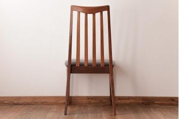 アンティーク家具　G-PLAN(ジープラン)　レザーの座面がシックなダイニングチェア(ワークチェア、椅子)(1)