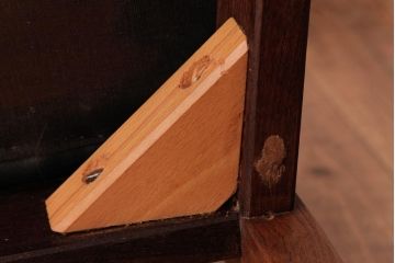 アンティーク家具　G-PLAN(ジープラン)　レザーの座面がシックなダイニングチェア(ワークチェア、椅子)(1)