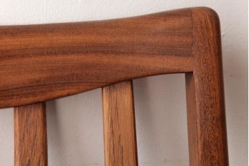 アンティーク家具　G-PLAN(ジープラン)　レザーの座面がシックなダイニングチェア(ワークチェア、椅子)(2)