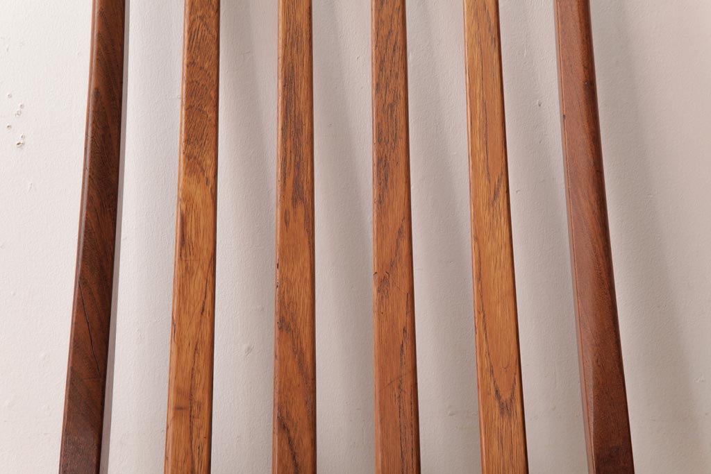 アンティーク家具　G-PLAN(ジープラン)　レザーの座面がシックなダイニングチェア(ワークチェア、椅子)(2)