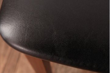 アンティーク家具　G-PLAN(ジープラン)　レザーの座面がシックなダイニングチェア(ワークチェア、椅子)(2)