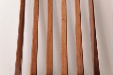 アンティーク家具　G-PLAN(ジープラン)　レザーの座面がシックなダイニングチェア(ワークチェア、椅子)(3)