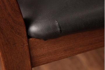 アンティーク家具　G-PLAN(ジープラン)　レザーの座面がシックなダイニングチェア(ワークチェア、椅子)(3)