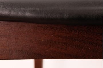 アンティーク家具　G-PLAN(ジープラン)　レザーの座面がシックなダイニングチェア(ワークチェア、椅子)(3)