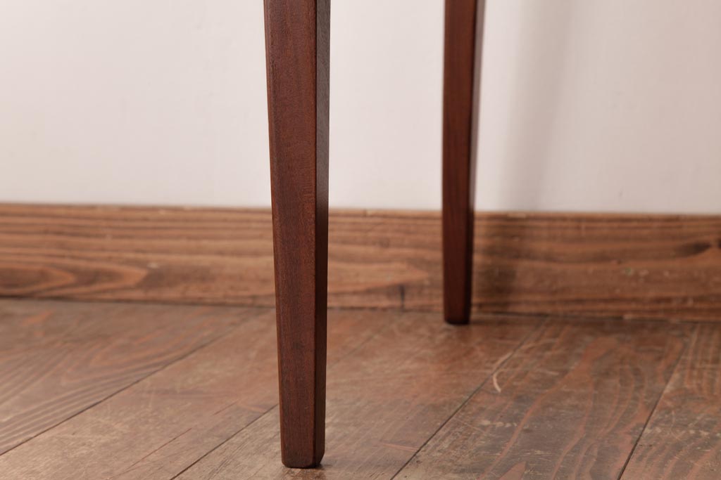 アンティーク家具　G-PLAN(ジープラン)　レザーの座面がシックなダイニングチェア(ワークチェア、椅子)(3)