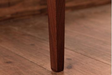 アンティーク家具　G-PLAN(ジープラン)　レザーの座面がシックなダイニングチェア(ワークチェア、椅子)(3)