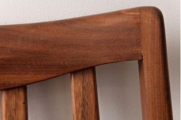 アンティーク家具　G-PLAN(ジープラン)　レザーの座面がシックなダイニングチェア(ワークチェア、椅子)