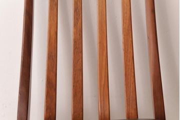 アンティーク家具　G-PLAN(ジープラン)　レザーの座面がシックなダイニングチェア(ワークチェア、椅子)