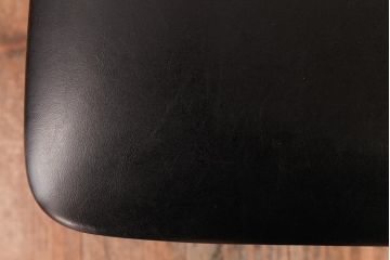 アンティーク家具　G-PLAN(ジープラン)　レザーの座面がシックなダイニングチェア(ワークチェア、椅子)