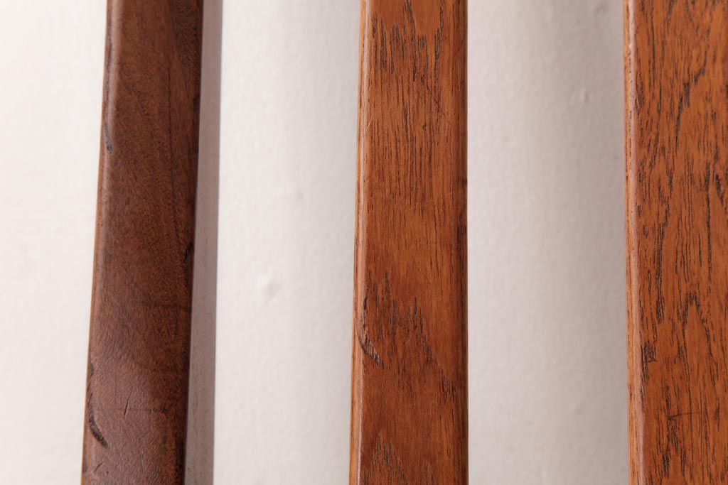 アンティーク家具　G-PLAN(ジープラン)　レザーの座面がシックなダイニングチェア(ワークチェア、椅子)