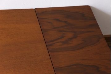 ビンテージ家具　北欧ヴィンテージ　珍しいローテーブルタイプのエクステンションテーブル(リビングテーブル、センターテーブル)