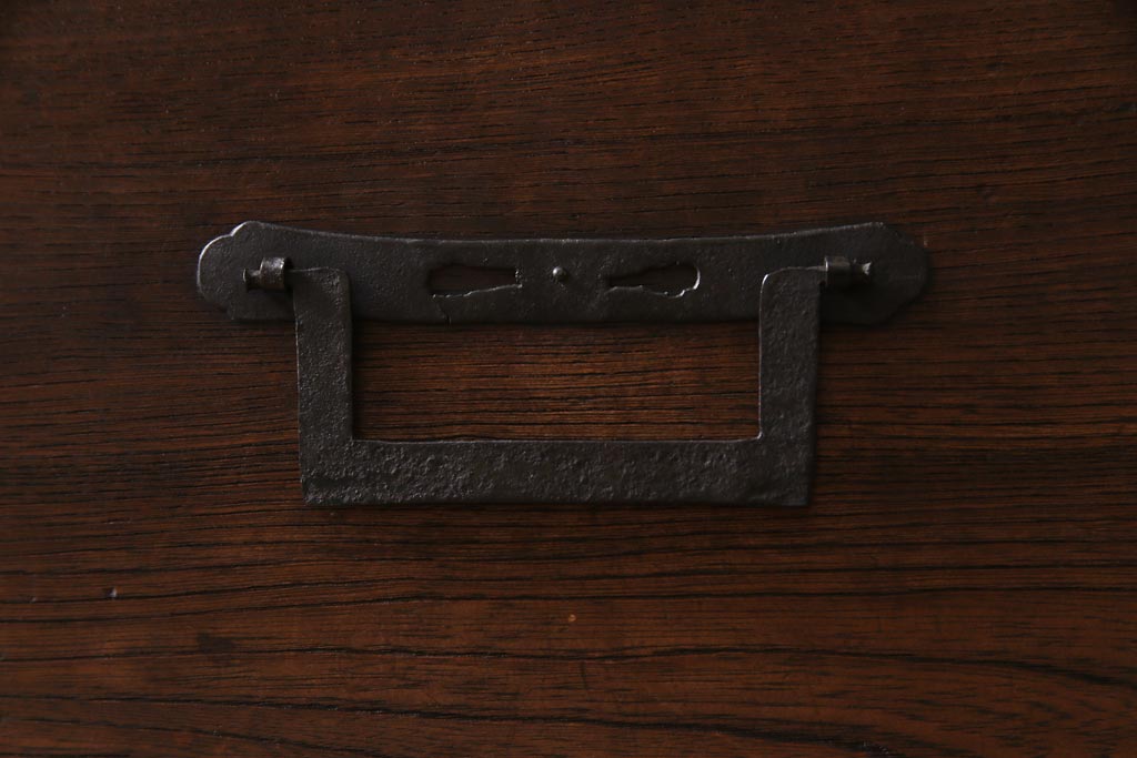 ラフジュ工房オリジナル　古い引き出しを活かしたローボード(リビングボード、引き出し)