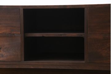 ラフジュ工房オリジナル　古い引き出しを活かしたローボード(リビングボード、引き出し)